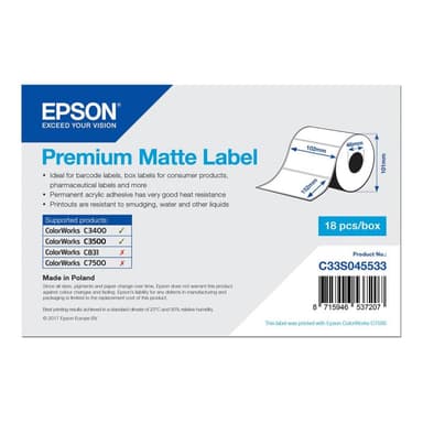 EPSON Premium gestanzte Etiketten 225 Etikett(en)