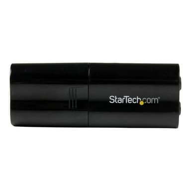 STARTECH.COM USB Audio Adapter - USB auf Soundkarte in Schwarz - Soundcard mit USB (Stecker)