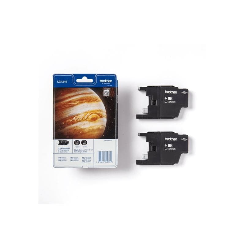 BROTHER Tinte LC-1240BKBP2 schwarz