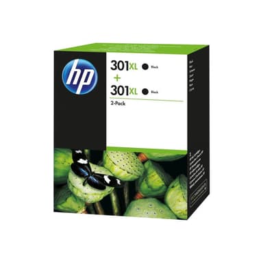 HP 301XL 2er Pack Schwarz Tintenpatrone