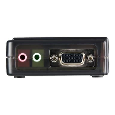 STARTECH.COM 4 Port VGA / USB KVM Switch inkl. Kabel und Audio - 4-fach VGA Desktop Umschalter