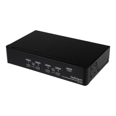 STARTECH.COM 4 Port DisplayPort USB KVM Switch mit Audio - DisplayPort Desktop KVM Umschalter mit US