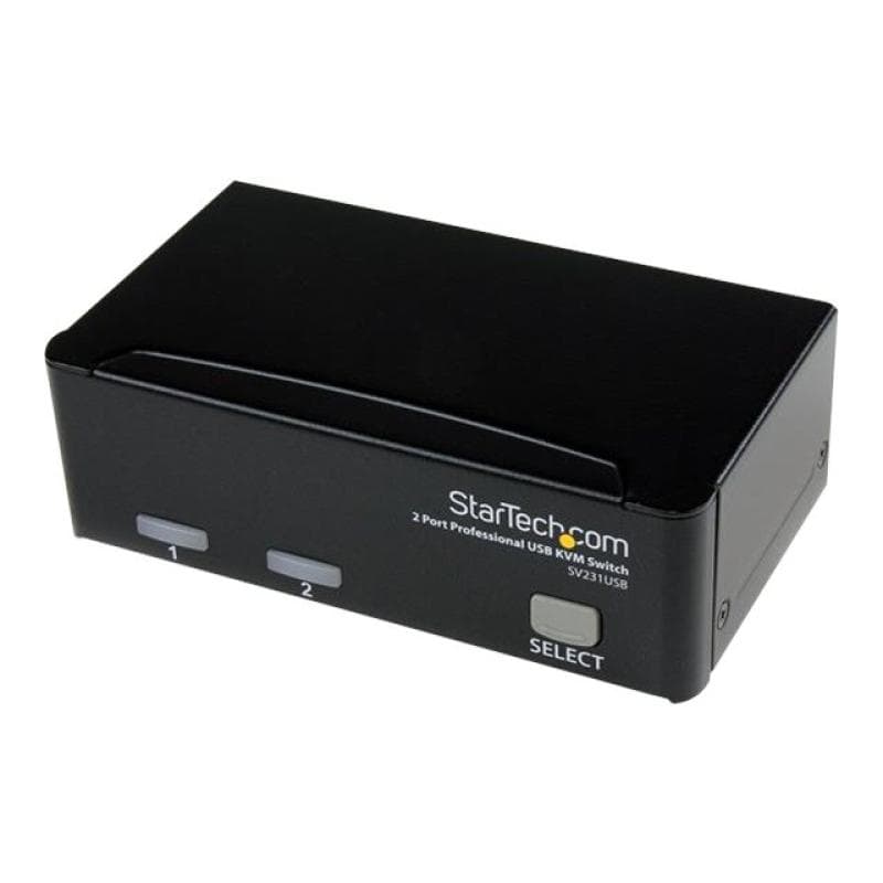 STARTECH.COM 2 Port Professional USB KVM Switch Kit with Cables