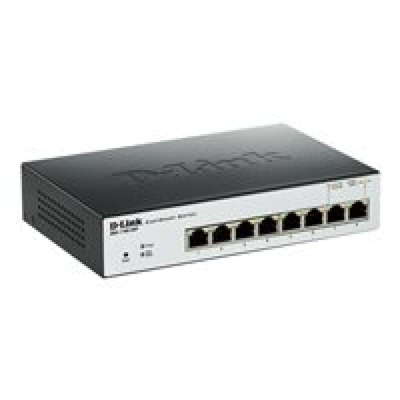 D-Link Switch 8Port Gigabit PoE L2 Managed DGS-1100-08P