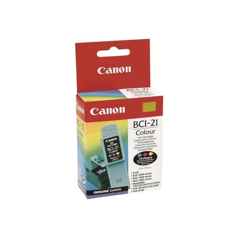 CANON BCI 21 Gelb, Cyan, Magenta Tintenbehälter