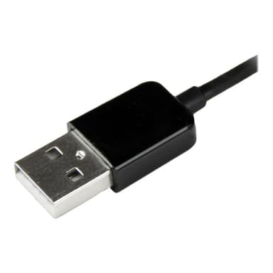 STARTECH.COM USB Audio Adapter - Externe USB Soundkarte mit SPDIF Digital Audio und Stero Mic - Schw