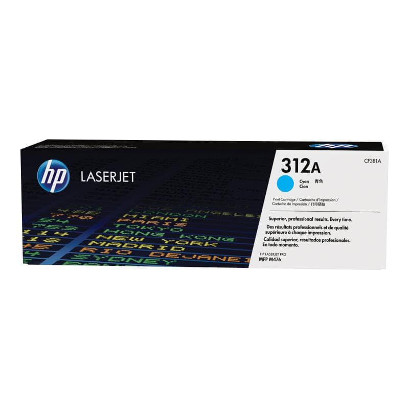 HP 312A Cyan LaserJet Tonerpatrone (CF381A)