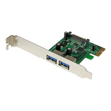 STARTECH.COM 2 Port PCI Express SuperSpeed USB 3.0 Schnittstellenkarte mit UASP - SATA Strom