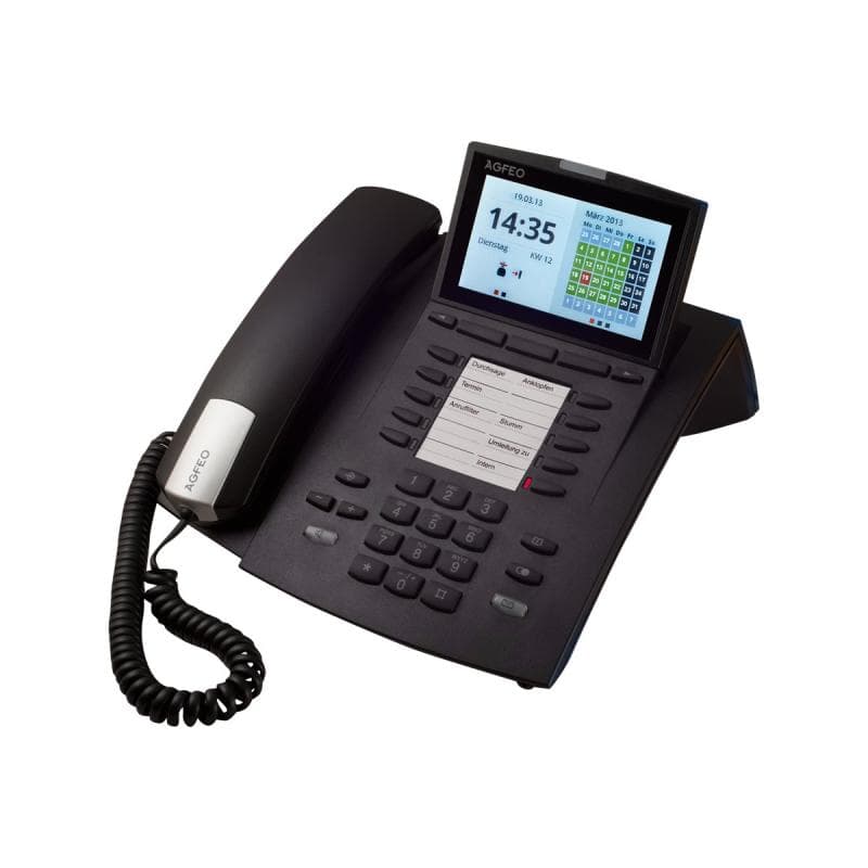 AGFEO ST45 IP Systemtelefon schwarz