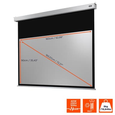 CELEXON Leinw. Motor Prof. Plus 160x90 cm