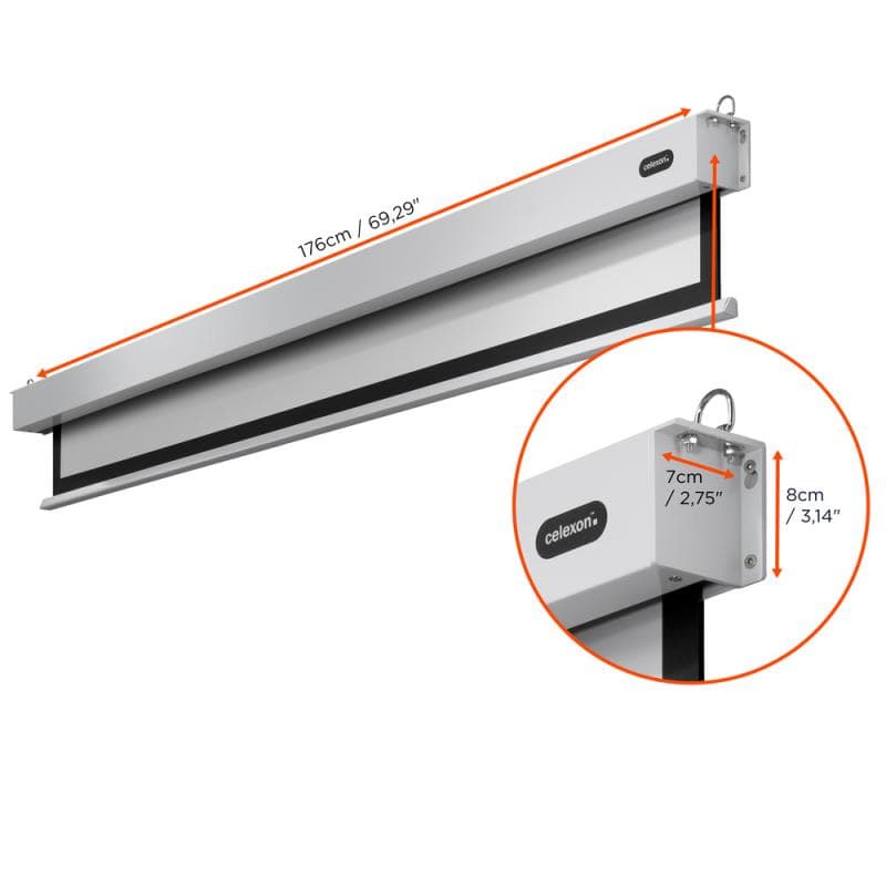 CELEXON Leinw. Motor Prof. Plus 160x90 cm