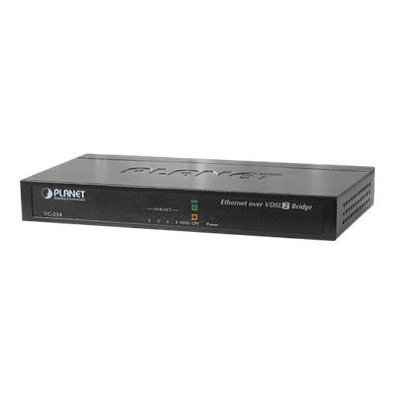 PLANET TECHNOLOGY Net Konverter Bridge PLANET VC-234 Ethernet over VDSL2 (4 Port)