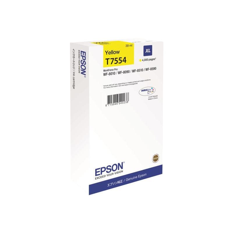 EPSON T7554 Größe XL Gelb Tintenpatrone