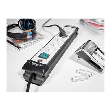 Brennenstuhl Premium-Line 6-fach schwarz/lichtgrau