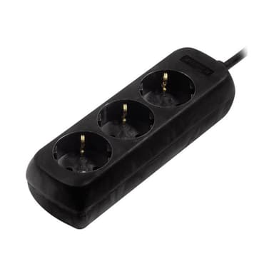 HAMA Steckdosenleiste 108843 schwarz 3-fach,