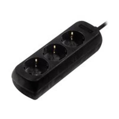 HAMA Steckdosenleiste 108843 schwarz 3-fach,