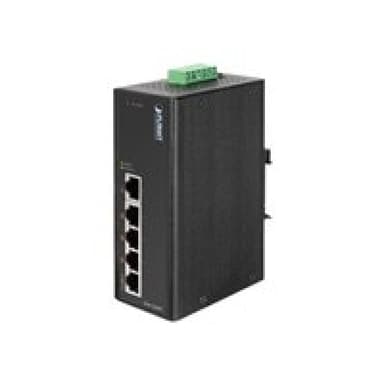 PLANET TECHNOLOGY Planet Industrial Fast Ethernet Switch ISW-504PT, 5 Port, PoE, für Hutschienenmon