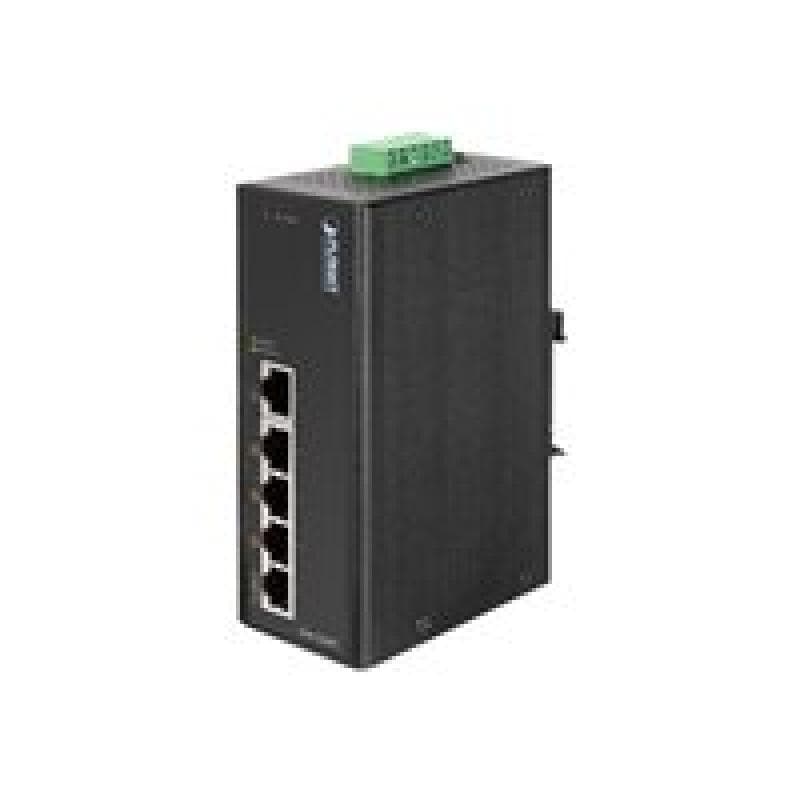 PLANET TECHNOLOGY Planet Industrial Fast Ethernet Switch ISW-504PT, 5 Port, PoE, für Hutschienenmon