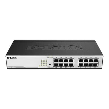 D-LINK 16-Port Layer2 Gigabit Switch, dlink|green, 16x 10/100/1000Mbit/s TP (RJ-45) Port