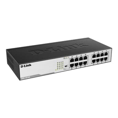 D-LINK 16-Port Layer2 Gigabit Switch, dlink|green, 16x 10/100/1000Mbit/s TP (RJ-45) Port