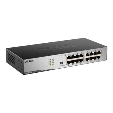 D-LINK 16-Port Layer2 Gigabit Switch, dlink|green, 16x 10/100/1000Mbit/s TP (RJ-45) Port