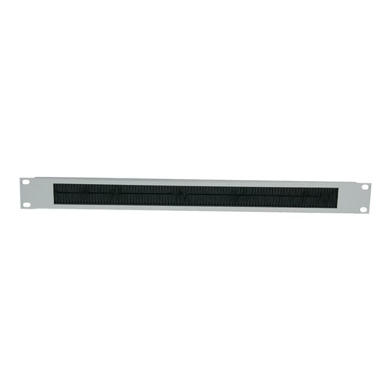 LOGILINK 19″ Kabeldurchführung Logilink 1U mit Bürsteneinsatz, grau