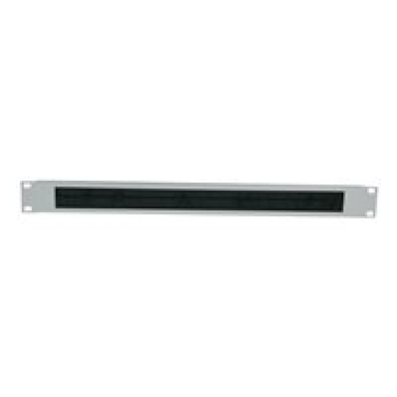 LOGILINK 19″ Kabeldurchführung Logilink 1U mit Bürsteneinsatz, grau