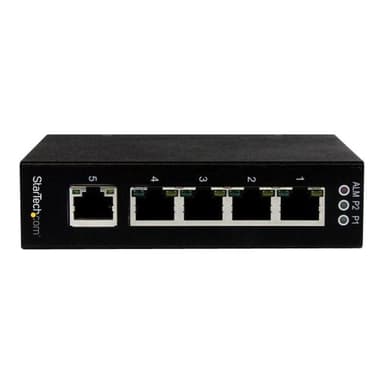 STARTECH.COM 5 Port Unmanaged Industrieller Gigabit Ethernet Switch - Hutschienen- / Wandmontierbar