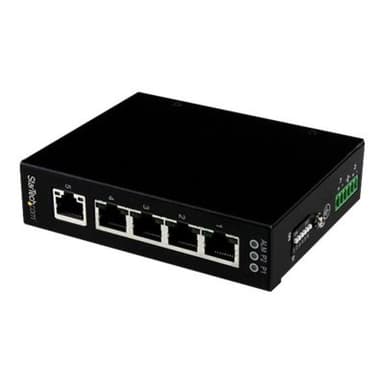 STARTECH.COM 5 Port Unmanaged Industrieller Gigabit Ethernet Switch - Hutschienen- / Wandmontierbar