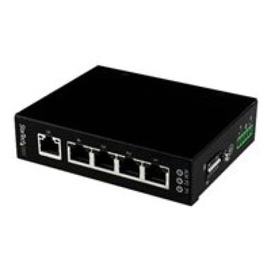 STARTECH.COM 5 Port Unmanaged Industrieller Gigabit Ethernet Switch - Hutschienen- / Wandmontierbar