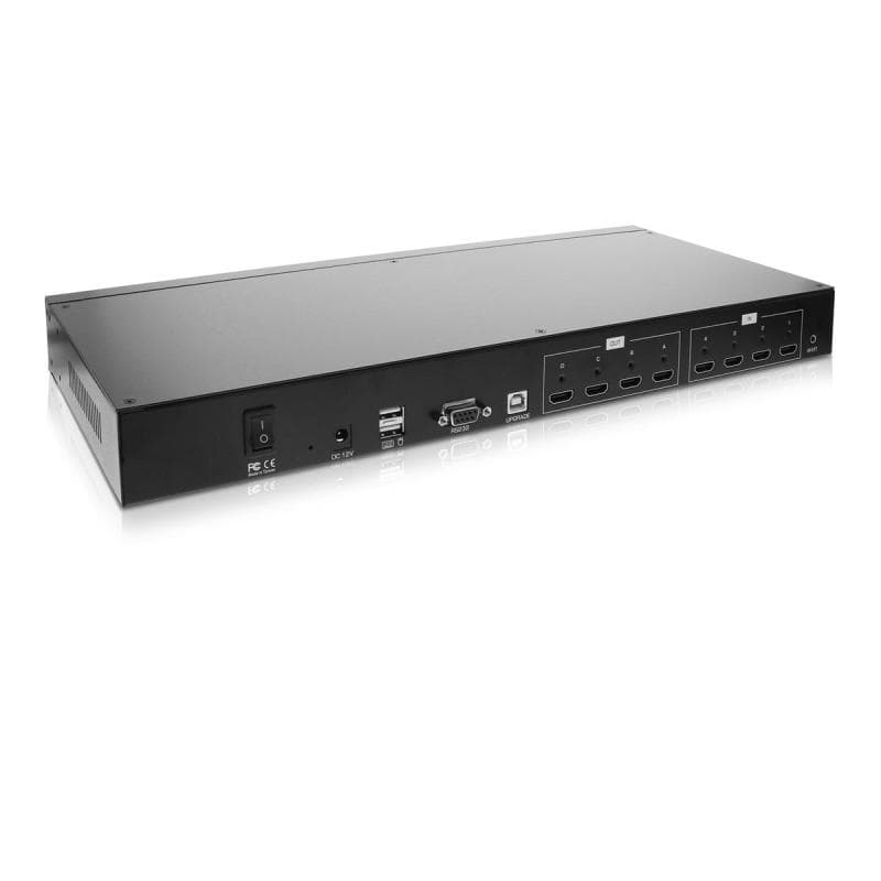 INLINE HDMI 4x4 Multi View Matrix / Videowand Switch, 4 Eingänge auf 4 Ausgänge, FullHD