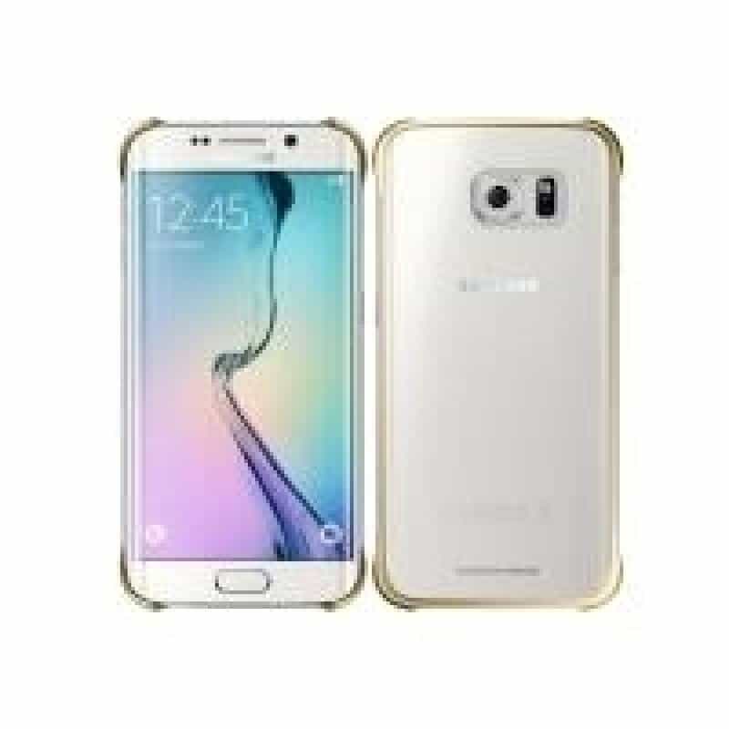 Samsung Clear Cover G925F Galaxy S6 edge gold Samsung Clear Cover G925F Galaxy S6 edge gold