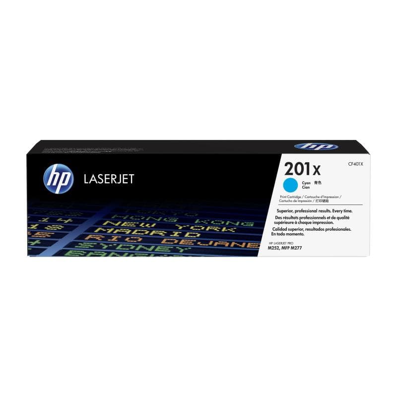 HP 201X Cyan LaserJet Tonerpatrone (CF401X)