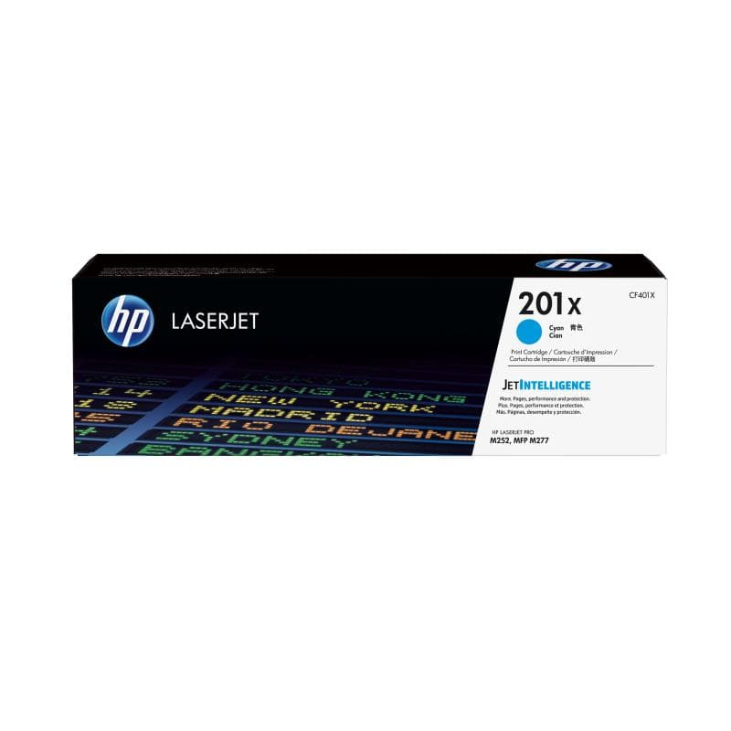 HP 201X Cyan LaserJet Tonerpatrone (CF401X)