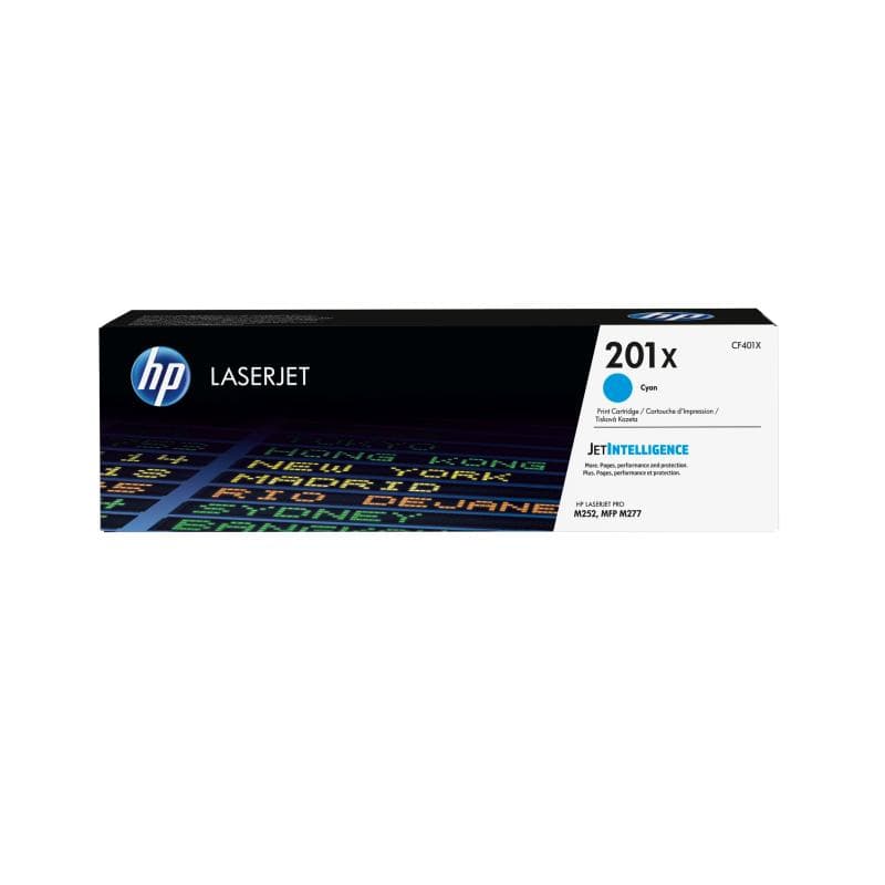 HP 201X Cyan LaserJet Tonerpatrone (CF401X)