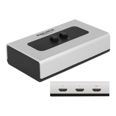 DELOCK Switch 2-port HDMI manuell