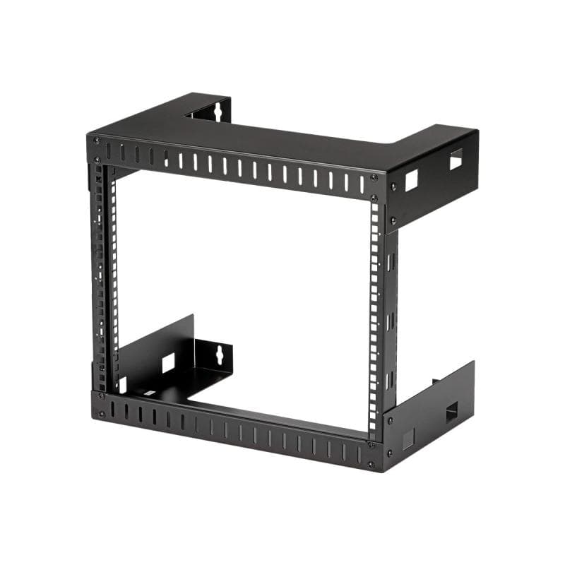 STARTECH.COM 8HE 19 Zoll Open Frame Geräte Rack Wandmontagefähig - 30cm Tief - Wall Mount Rack aus S