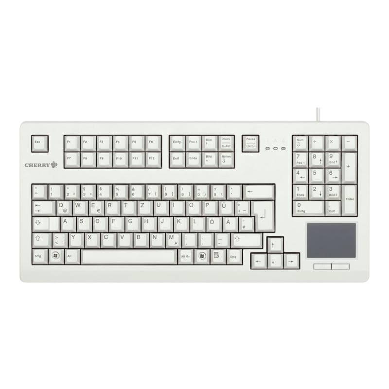 CHERRY G80-11900LUMEU-0 Tastatur USB hellgrau 19Zoll (US)