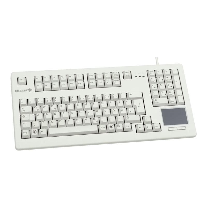 CHERRY G80-11900LUMEU-0 Tastatur USB hellgrau 19Zoll (US)