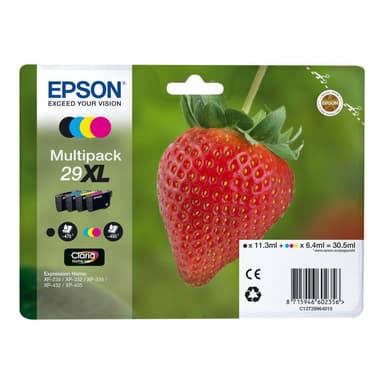 EPSON 29XL Multipack 4er Pack XL Schwarz, Gelb, Cyan, Magenta Tintenpatrone