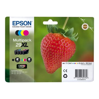 EPSON 29XL Multipack 4er Pack XL Schwarz, Gelb, Cyan, Magenta Tintenpatrone