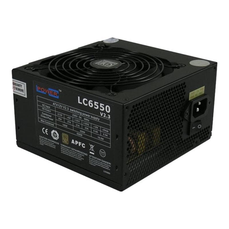 LC-POWER Super Silent LC6550 V2.3 550W 80+ Bronze >88% 12cm retail