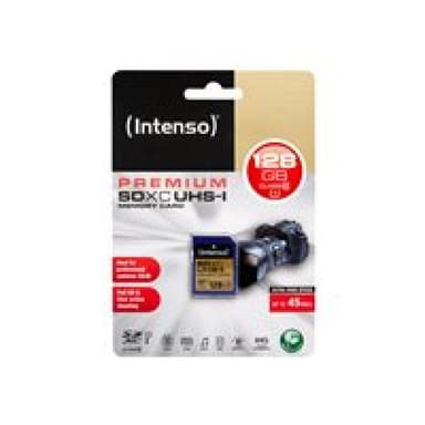 INTENSO SD Card 128GB Intenso UHS-I Premium (bis 45MB/s)