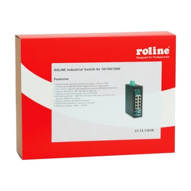 ROLINE Gigabit Ethernet Ind. Switch 8x