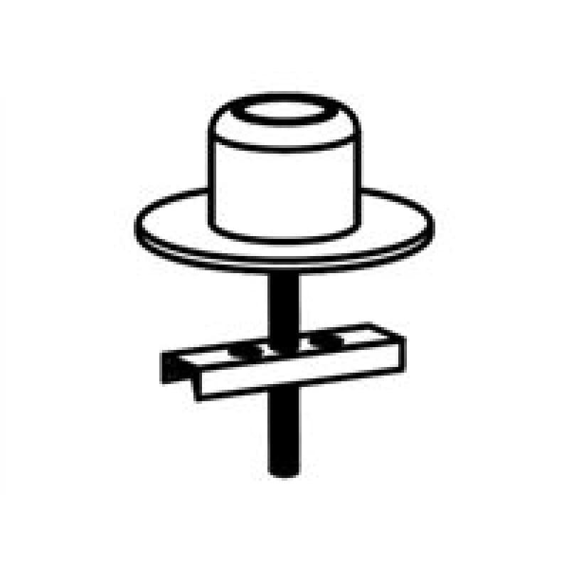 ERGOTRON DS100 Grommet mount base black