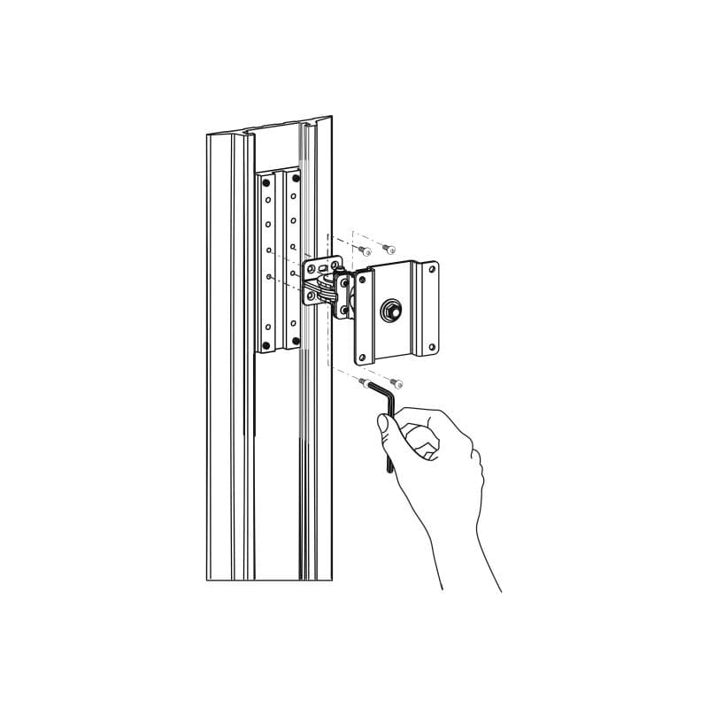 ERGOTRON Montagesatz LCD Arm ALU Profilschiene (vertikal)