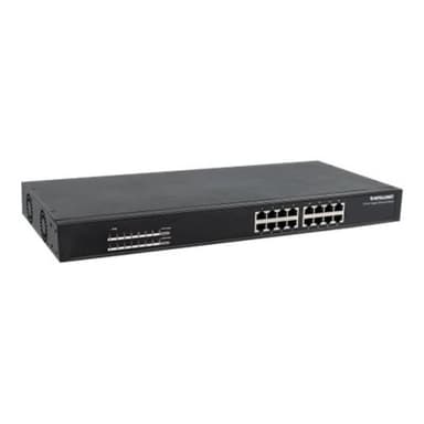 INTELLINET 560993 Gigabit Ethernet PoE+ Switch 16-Port