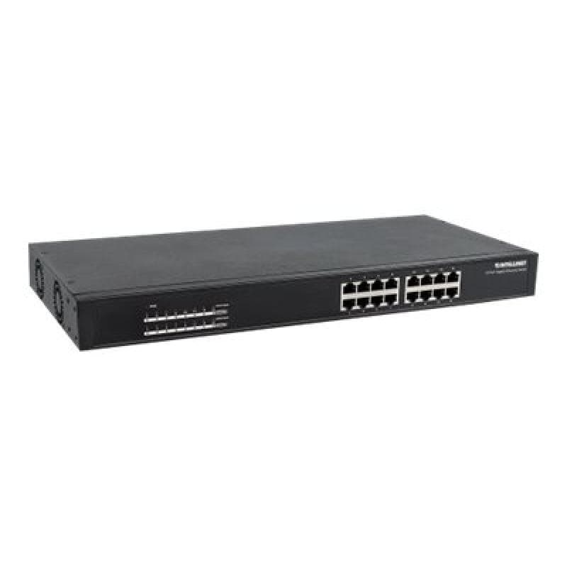 INTELLINET 560993 Gigabit Ethernet PoE+ Switch 16-Port