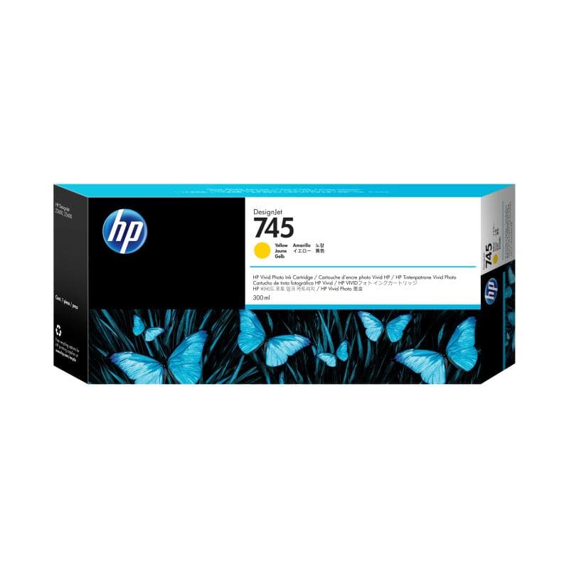 HP 745 Gelb DesignJet Tintenpatrone