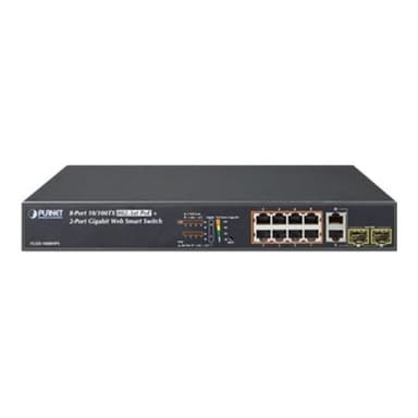 PLANET TECHNOLOGY 8-PORT COMBO WEB SMART SWITCH